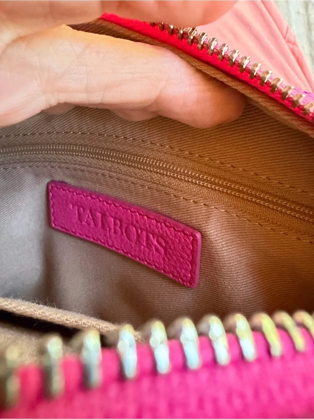 NWOT Talbots Pebbled Leather Crossbody Bag‎